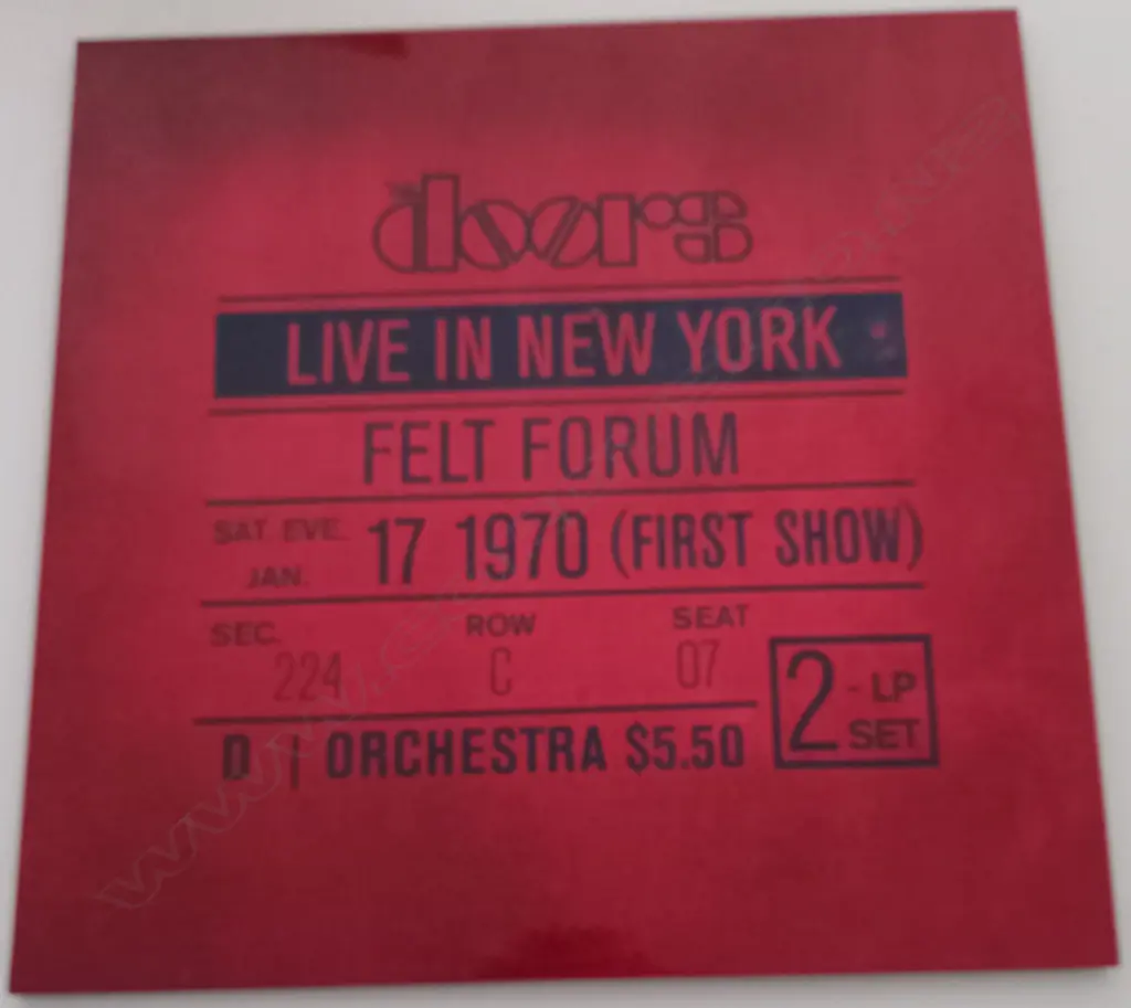 The Doors, Live In New York (Double album) Image 1++